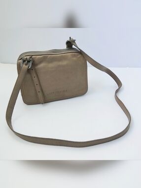Liebeskind Berlin Taupe Leather Crossbody Purse. Pre-owned.